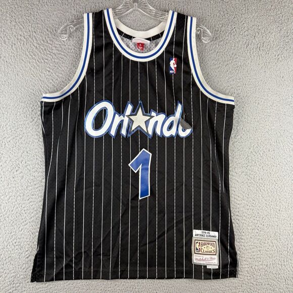 Orlando Magic Jersey Mens Large NBA Basketball Anfernee Hardaway 1994-95 Defects - Picture 1 of 14